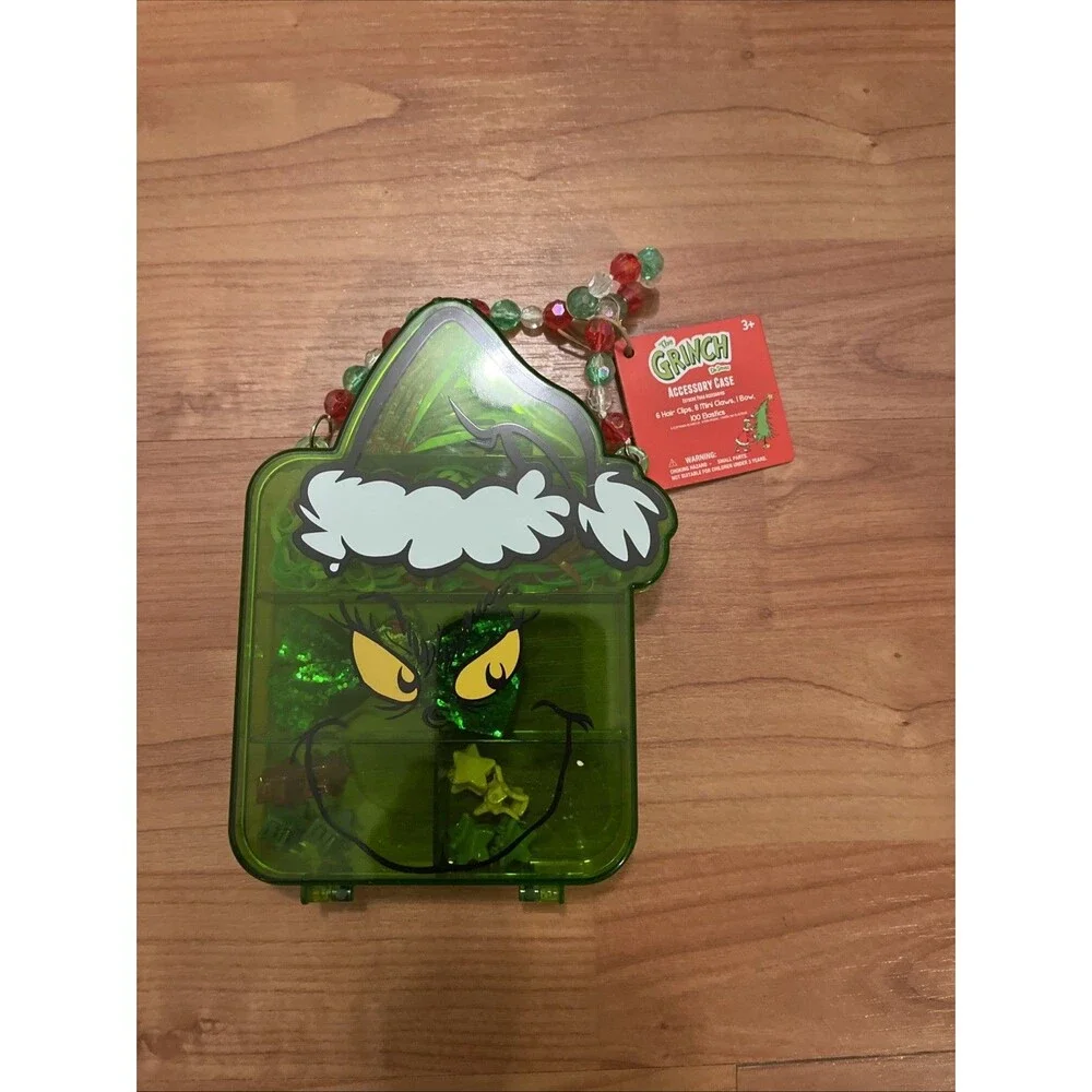 The Grinch Dr. Seuss Hair Accessory Purse Organizer Set for Girls